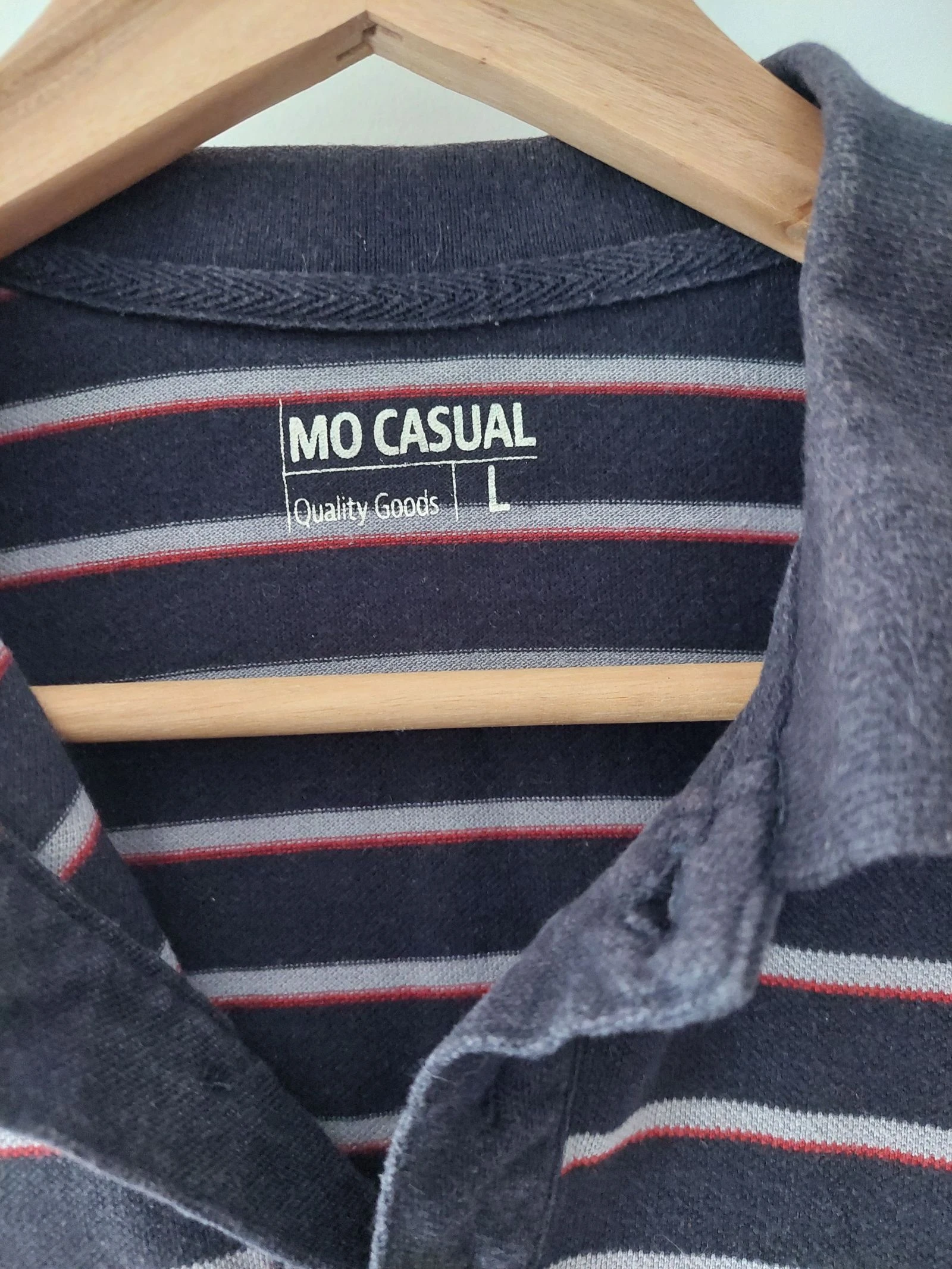 Mo Casual - Polo de hombre a rayas – photo 2